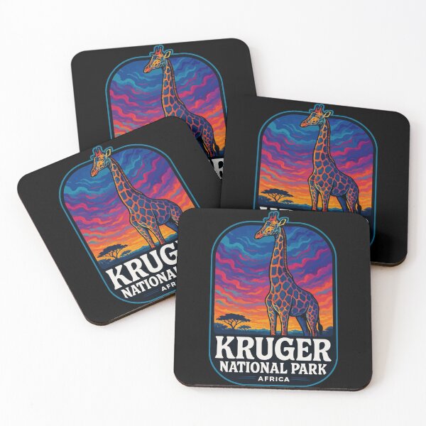 Item preview, Kruger National Park Giraffe Trippy Art Travel designed and sold by TomFrontierArt.