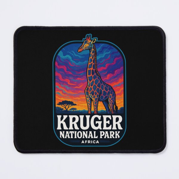 Item preview, Kruger National Park Giraffe Trippy Art Travel designed and sold by TomFrontierArt.