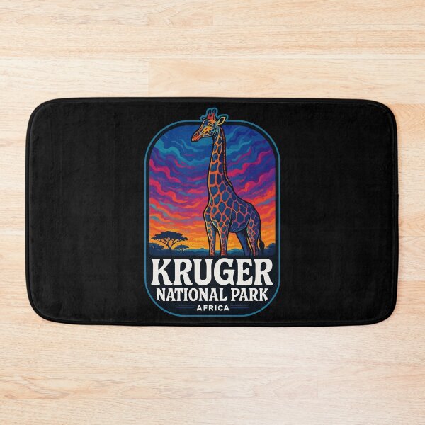 Item preview, Kruger National Park Giraffe Trippy Art Travel designed and sold by TomFrontierArt.