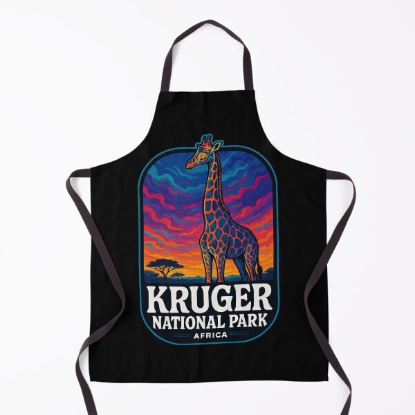 Item preview, Kruger National Park Giraffe Trippy Art Travel designed and sold by TomFrontierArt.