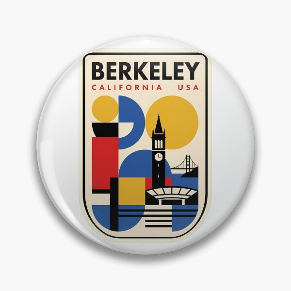 Item preview, Retro Berkeley California Geometric Sather Tower Travel designed and sold by k3rstman1.