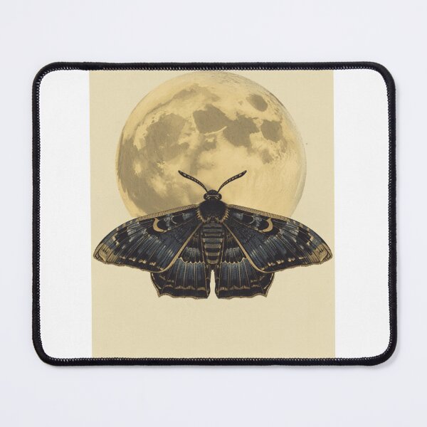 Item preview, Moth to the Moon — Vintage Scientific Moth Illustration Sticker for Witches and Dark Cottagecore Fans designed and sold by jojodebondy.