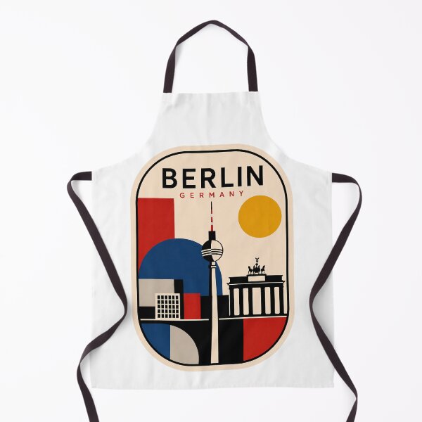 Item preview, Berlin Germany Bauhaus Geometric TV Tower Brandenburg Gate designed and sold by k3rstman1.