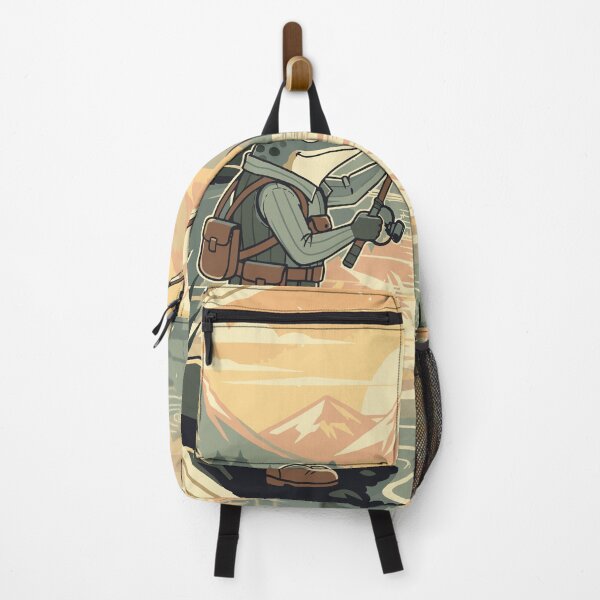 Item preview, Frog Angler at Sunrise Lake Retro Fishing Design designed and sold by fallmoree.