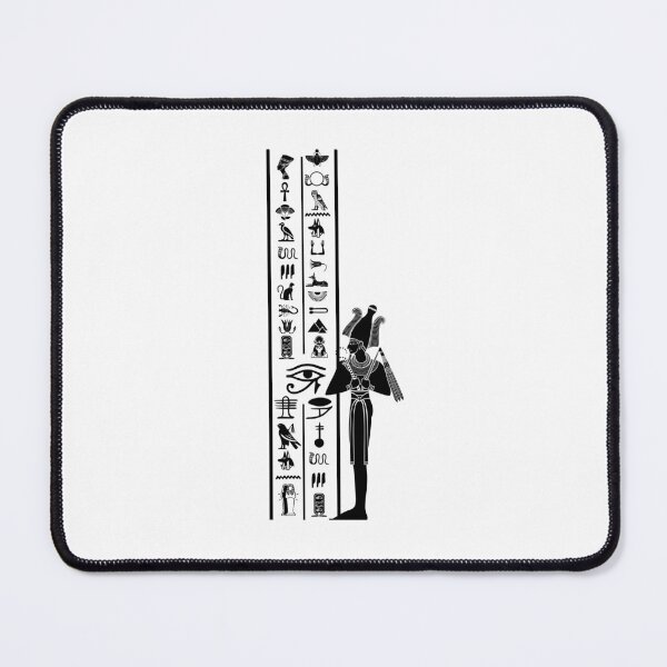 Item preview, Ancient Egyptian Hieroglyphs Osiris Eye of Horus Art designed and sold by KaBaRen.