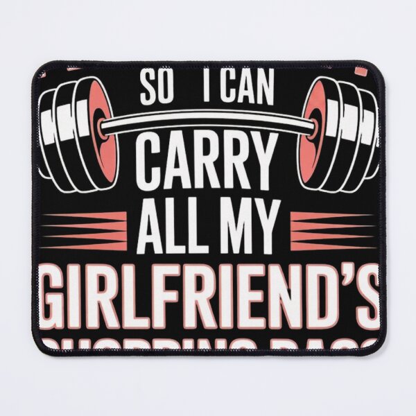 Item preview, Workout for Girlfriend Shopping Bags designed and sold by Tsugraf Designs.