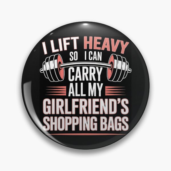 Item preview, Workout for Girlfriend Shopping Bags designed and sold by Tsugraf Designs.