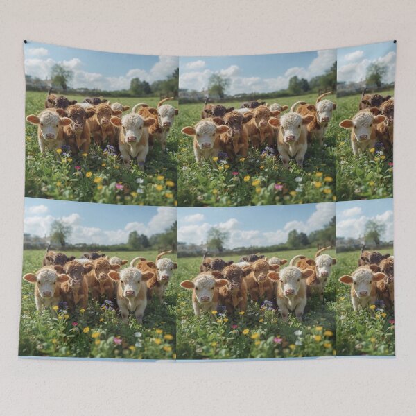 Item preview, Baby Cows.  From microworld to macro world.  Blessings. designed and sold by SincerelyNick.