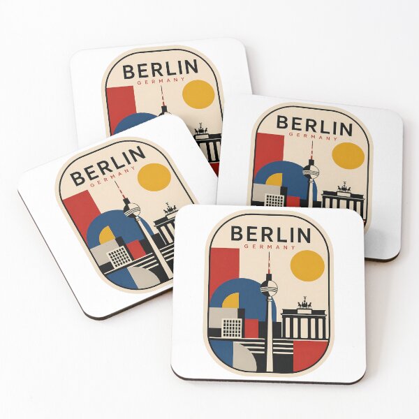Item preview, Vintage Berlin Germany Bauhaus Style Cityscape designed and sold by k3rstman1.