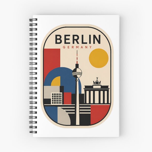 Item preview, Vintage Berlin Germany Bauhaus Style Cityscape designed and sold by k3rstman1.