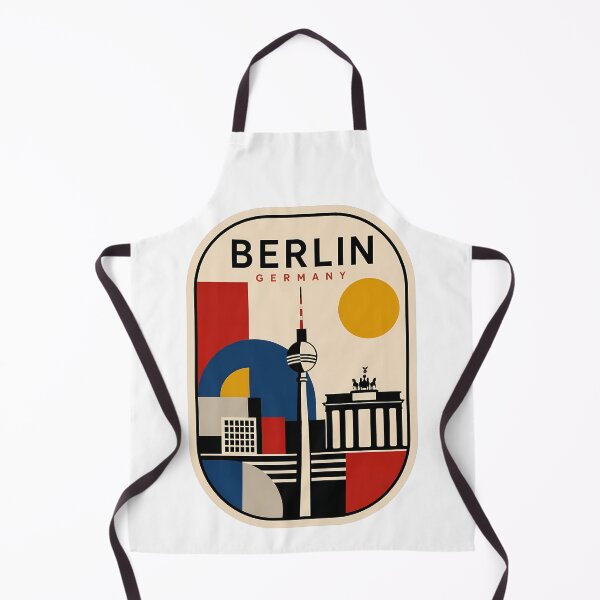 Item preview, Vintage Berlin Germany Bauhaus Style Cityscape designed and sold by k3rstman1.