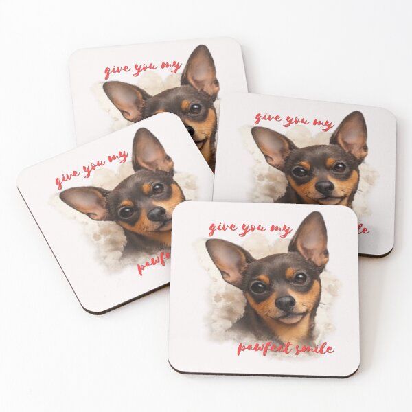 Item preview, Miniature Pinscher Pawfect Smile Merch Gift Design designed and sold by pawfectdesign18.