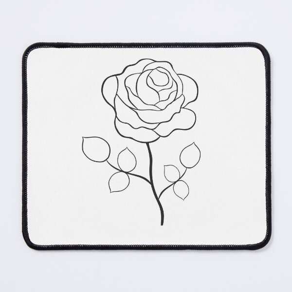 Item preview, rose - black outline designed and sold by PawelZmich.