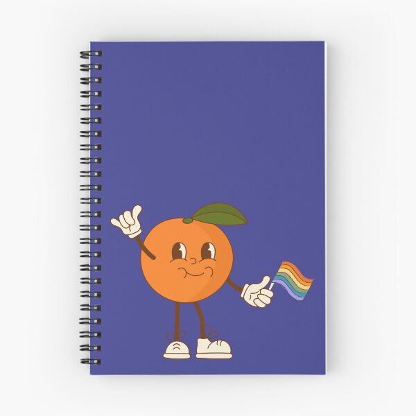 Item preview, Syracuse Orange with Rainbow Flag (vintage style) designed and sold by YonderAndBeyond.