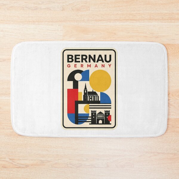 Item preview, Bernau Germany Bauhaus Geometric Cityscape Landmarks designed and sold by k3rstman1.