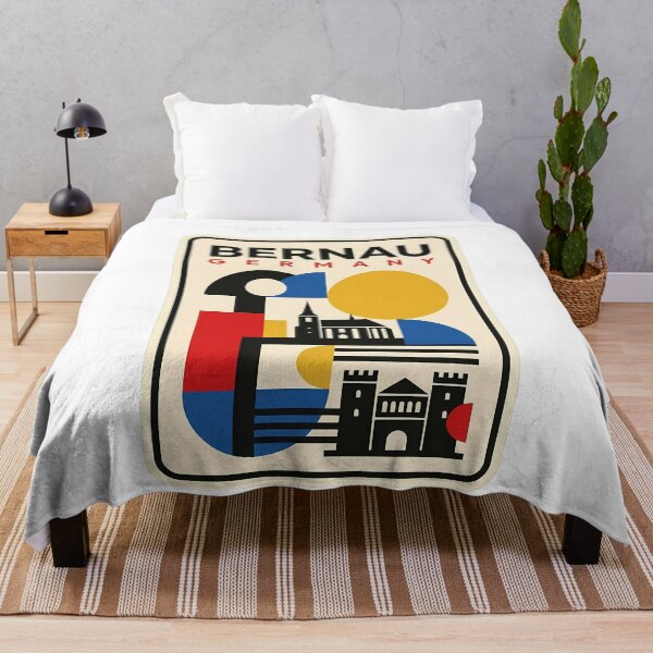 Item preview, Bernau Germany Bauhaus Geometric Cityscape Landmarks designed and sold by k3rstman1.