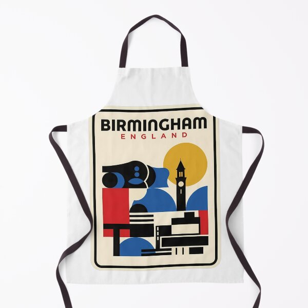 Item preview, Birmingham England Geometric Travel Skyline Art designed and sold by k3rstman1.