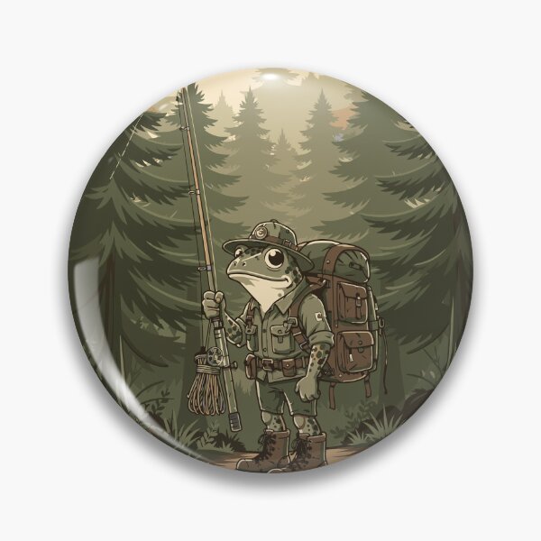 Item preview, Backcountry Frog Fisher Vintage Outdoor Explorer designed and sold by fallmoree.