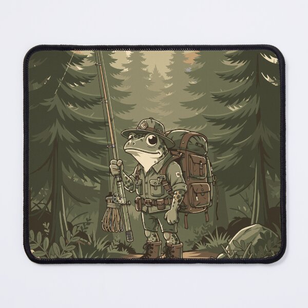 Item preview, Backcountry Frog Fisher Vintage Outdoor Explorer designed and sold by fallmoree.