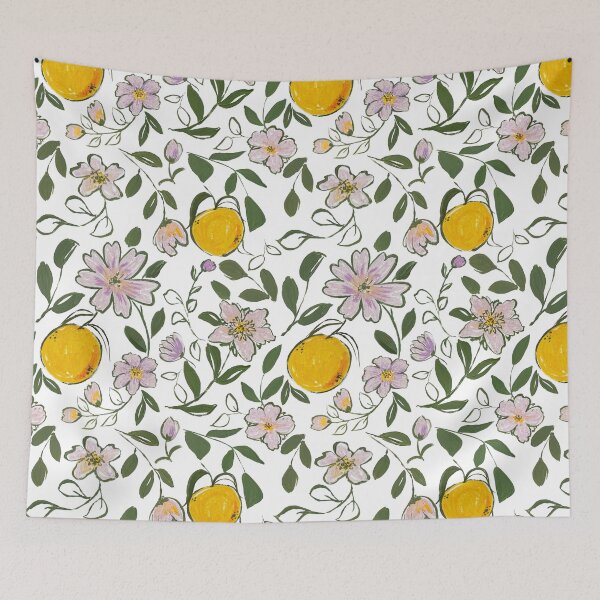 Item preview, Summer light – oranges & lavender blossoms designed and sold by Jules-fine-art.