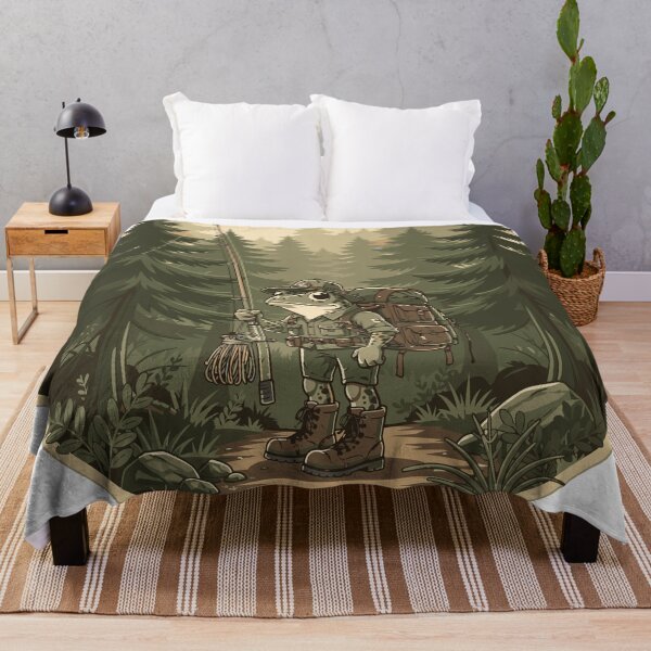 Item preview, Backcountry Frog Fisher Vintage Outdoor Explorer designed and sold by fallmoree.