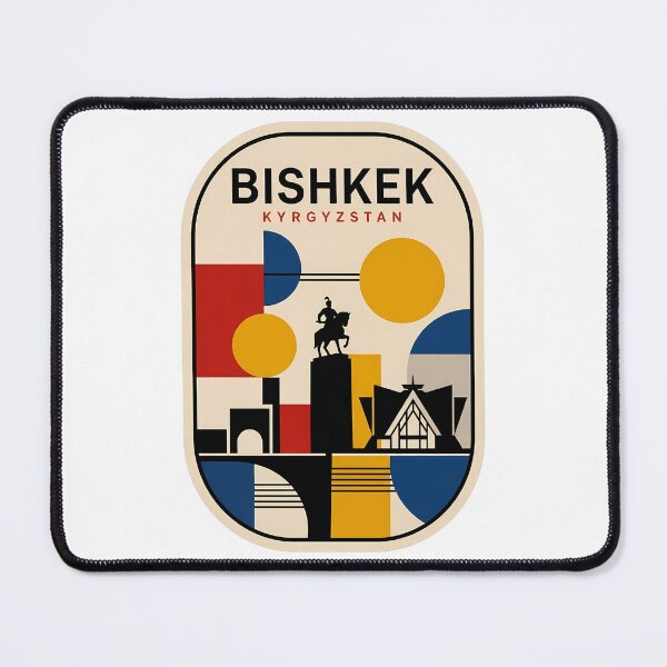 Item preview, Bishkek Kyrgyzstan Mid Century Modern City Landmark designed and sold by k3rstman1.