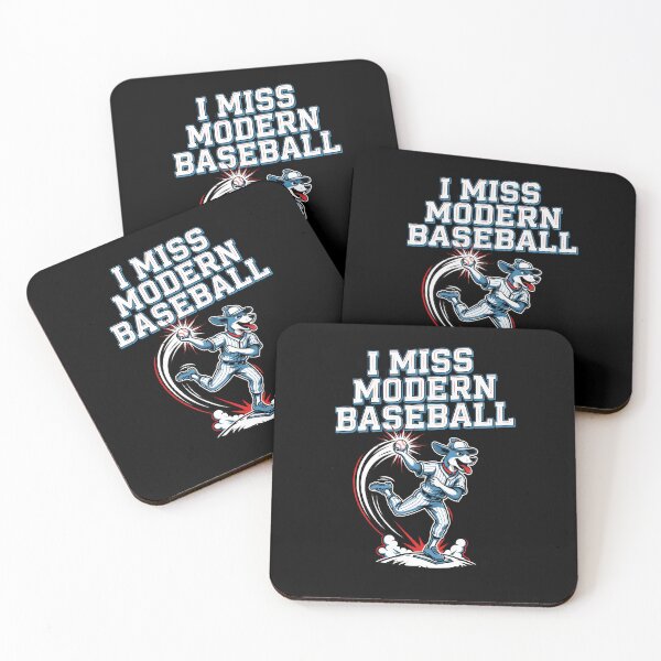 Item preview, I Miss Modern Baseball Cute Funny Dog Baseball Meme designed and sold by Redgiant87x.