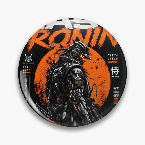 Item preview, Cyberpunk Samurai - The Last Ronin Neo Tokyo Techwear designed and sold by saamessart.