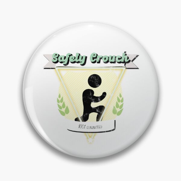 Item preview, 100% Guaranteed Safety Crouch for Horror Gamers designed and sold by KikiTheCA.