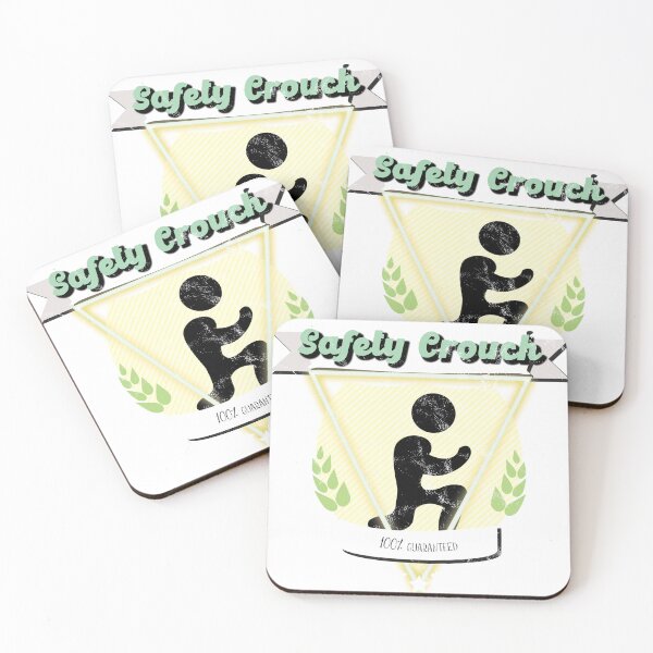 Item preview, 100% Guaranteed Safety Crouch for Horror Gamers designed and sold by KikiTheCA.