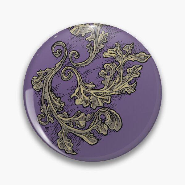 Item preview, Vintage Heraldic Floral Leaf Ornamental Artwork designed and sold by JustasVebra.