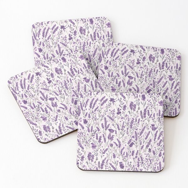 Item preview, Painterly Lavender Meadow Pattern | Purple Floral Botanical Design designed and sold by lavanya11.