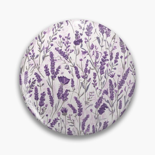 Item preview, Painterly Lavender Meadow Pattern | Purple Floral Botanical Design designed and sold by lavanya11.