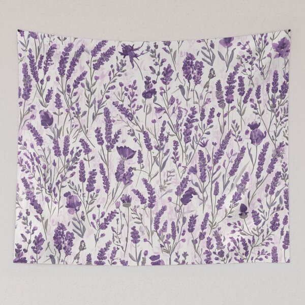 Item preview, Painterly Lavender Meadow Pattern | Purple Floral Botanical Design designed and sold by lavanya11.