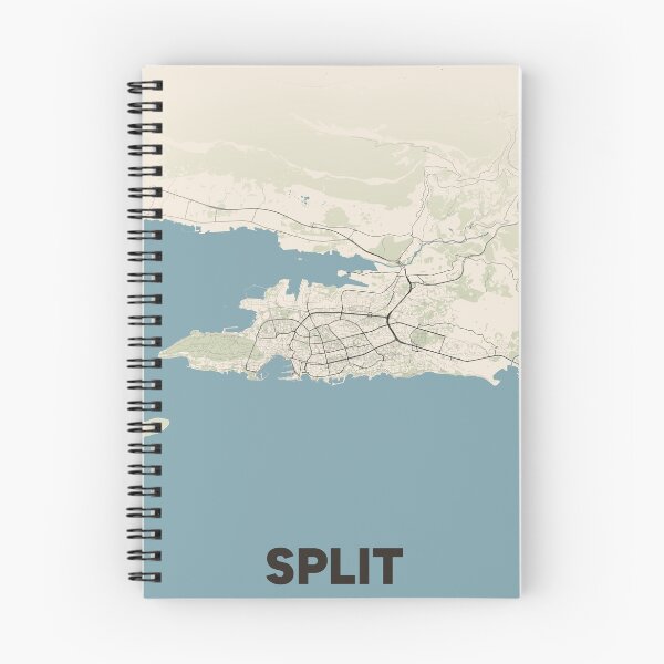 Item preview, Split Map designed and sold by MapsNerd.