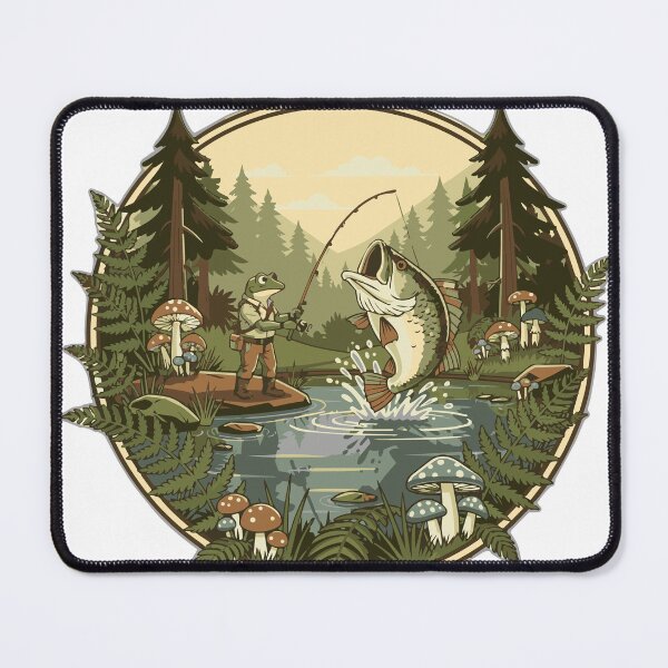 Item preview, Frog Bass Hunter Woodland Fishing Adventure designed and sold by fallmoree.