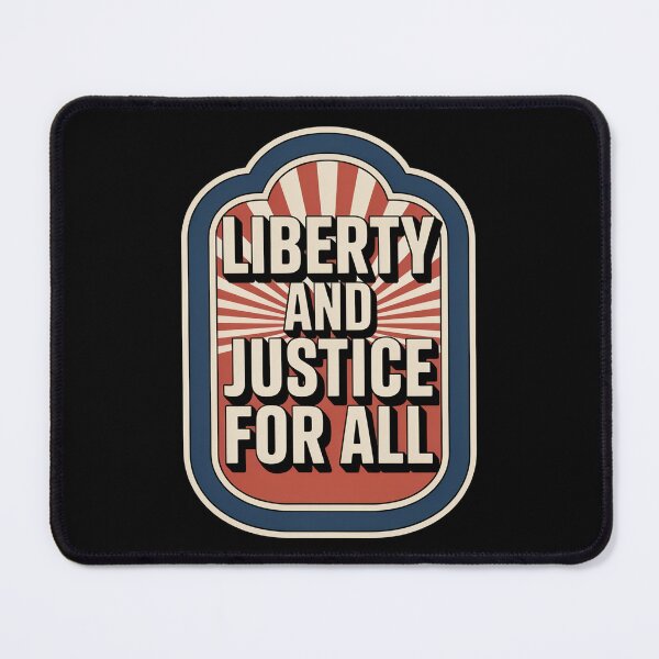 Item preview, Liberty and Justice for All Vintage Transit Badge designed and sold by OldGloryForge.