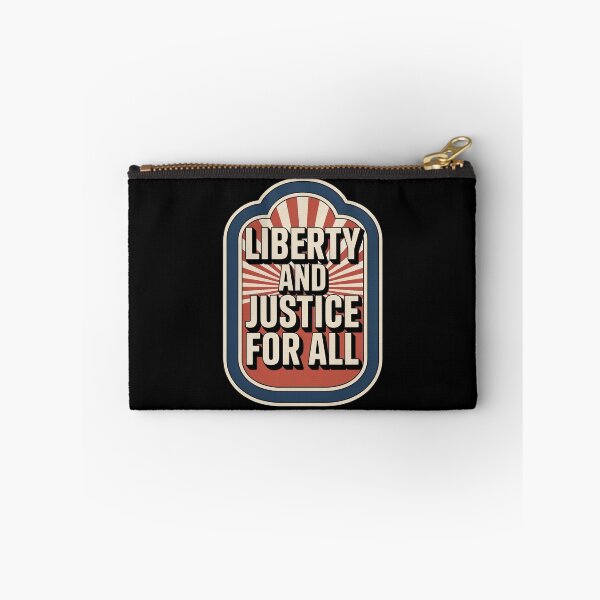 Item preview, Liberty and Justice for All Vintage Transit Badge designed and sold by OldGloryForge.