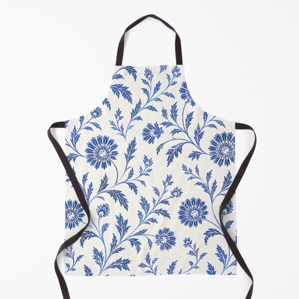 Item preview, Indigo Botanical Bloom Pattern designed and sold by aleano2026.