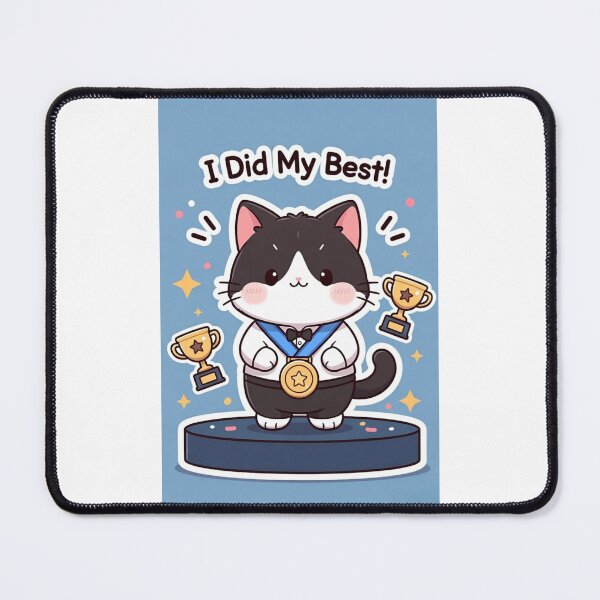 Item preview, Employee of the Month cute cat stickers designed and sold by Cutecatties.