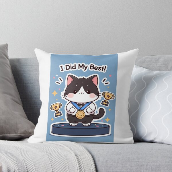 Item preview, Employee of the Month cute cat stickers  designed and sold by Cutecatties.