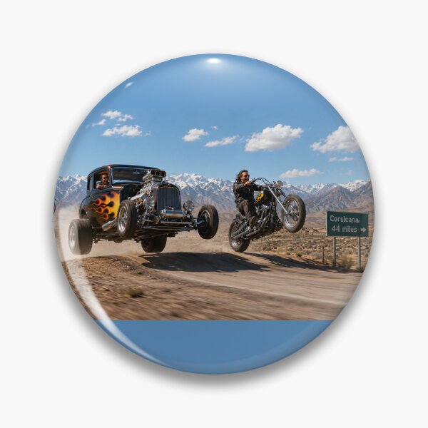 Item preview, Hot Rod & Motorcycle Road Trip designed and sold by VERYOLDROAD BY AXTON BROWNING .