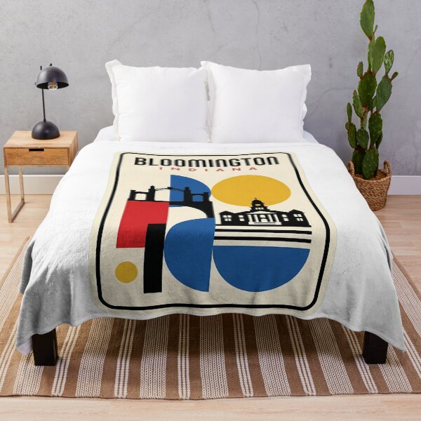 Item preview, Bloomington Indiana Abstract Minimalist Travel Landmark designed and sold by k3rstman1.