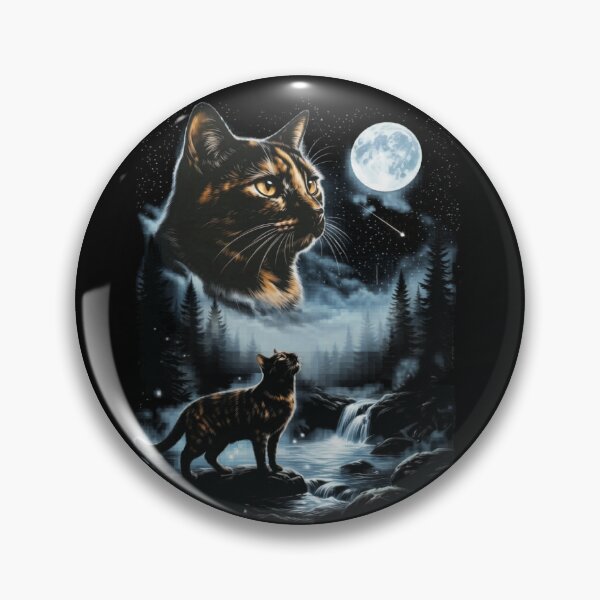Item preview, Tortoiseshell Cat Moon designed and sold by Gaea1.
