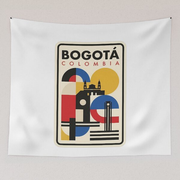Item preview, Bogota Colombia Minimalist Geometric Skyline Travel designed and sold by k3rstman1.
