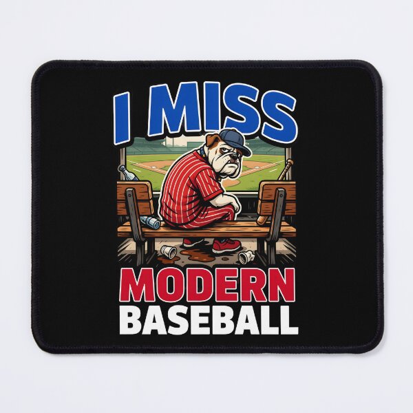 Item preview, I Miss Modern Baseball Funny Dog Sports Meme for Baseball Lovers designed and sold by Redgiant87x.