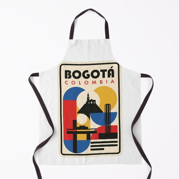 Item preview, Retro Bogota Colombia Skyline Geometric Travel Poster designed and sold by k3rstman1.