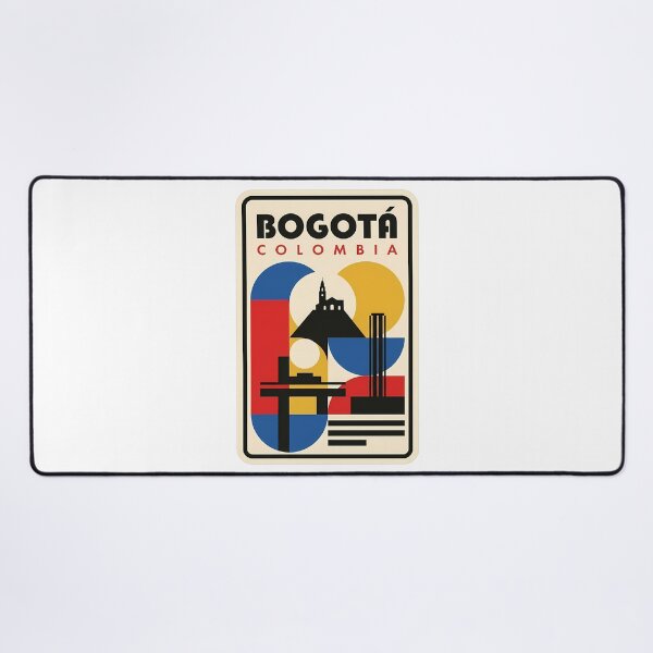 Item preview, Retro Bogota Colombia Skyline Geometric Travel Poster designed and sold by k3rstman1.