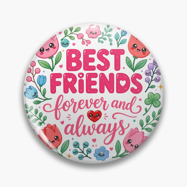 Item preview, Best Friends Forever Floral | Kawaii Cute BFF Matching Aesthetic designed and sold by Dulxoz.
