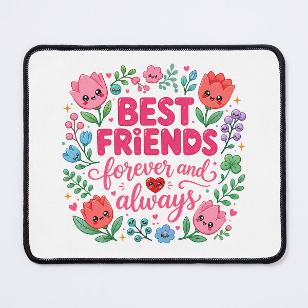 Item preview, Best Friends Forever Floral | Kawaii Cute BFF Matching Aesthetic designed and sold by Dulxoz.